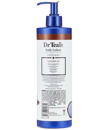 Dr Teal's Coconut Oil Body Lotion 18 oz - Hydrating Moisturizer by Dr Teal's - Buy Online on SooperMarket.com
