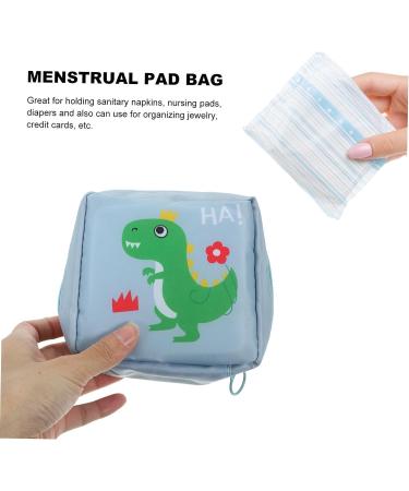 KALLORY Period Pad Pouch 2pcs | Aunt's Towel Storage Bag | Girly Decor Travel Wallet | Menstrual Pad Bag - Buy Online on SooperMarket.com