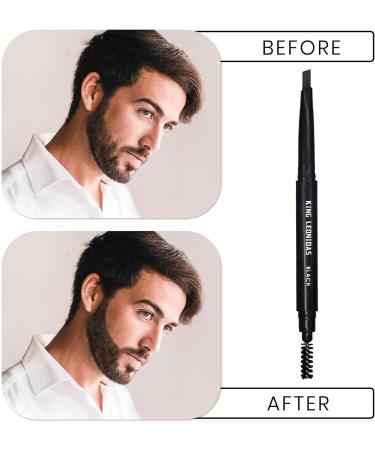 King Leonidas Beard Pencil Filler for Men - Black Water-Resistant Beard Liner Pen - Beard Shaper & Definer for Patchy Beards -Facial Hair Darkener for Natural Look - Buy Online on SooperMarket.com