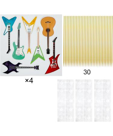 Mulukaya 28Pcs Guitar Cupcake Toppers Treat Cake Picks for Guitar Rock Music Birthday Wedding Party Decorations Supplies - Buy Online on SooperMarket.com