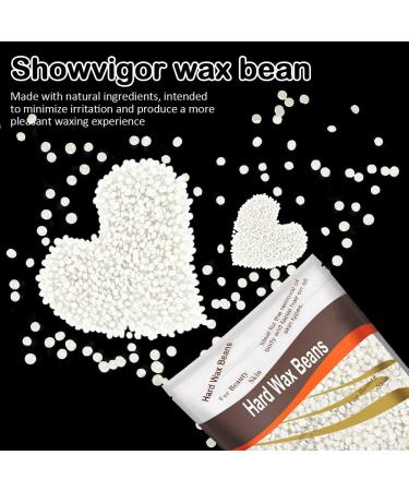 500g Professional Hard Wax Beads for Painless Hair Removal - Full Body, Face, Bikini Line (Pearl) - Buy Online on SooperMarket.com