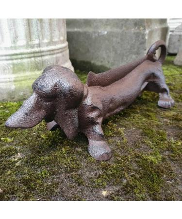Darthome Cast Iron Daschund Boot Scraper Antique Sausage Dog Shoe Mud Garden Boot Care 31cm - Buy Online on SooperMarket.com