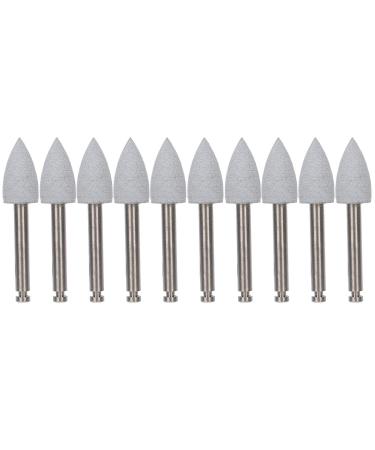 10 pieces dental polishing drills RA silicone rotary drill kit for teeth cleaning (410)