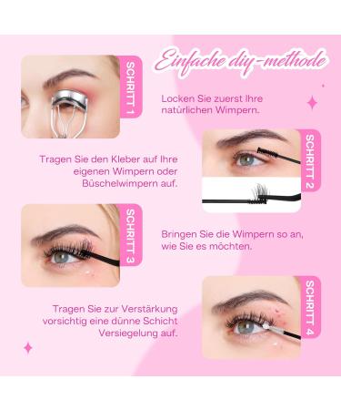 Calailis 120 PCs D Curl Individual Eyelash Extensions | DIY Cluster & Volume Lashes for At-Home Use - Buy Online on SooperMarket.com