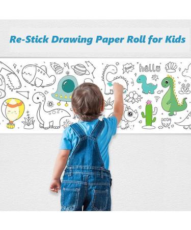 Children's Drawing Roll - DIY Painting & Coloring Paper for Kids - Animal Theme - 118 inches - Buy Online on SooperMarket.com
