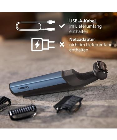 Philips Bodygroom Series 3000 BG3027/03 - Waterproof Trimmer for Intimate & Body Care 60 Min Duration Smooth Shave New Version - Buy Online on SooperMarket.com