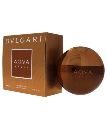 Bvlgari Aqva Amara Eau de Toilette Spray for Men 1.7 Fluid Ounce 1.7 Fl Oz (Pack of 1) - Buy Online on SooperMarket.com