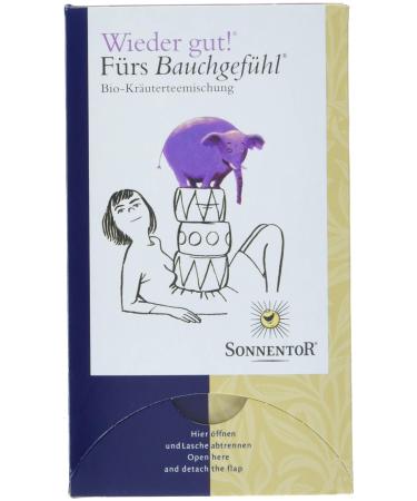 Sonnentor Tea for your gut feeling - Feel good again! Double chamber bag pack of 2 (2 x 27 g) - Organic 27 g (pack of 2)