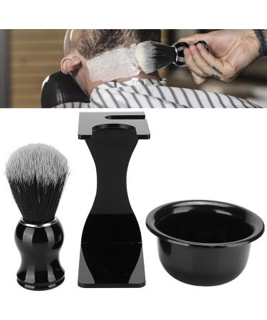 HERCHR Men's Shaving Tool Set - 3pcs Beard Grooming Kit with Brush Bowl & Holder for Mustache & Face Cleaning - Buy Online on SooperMarket.com