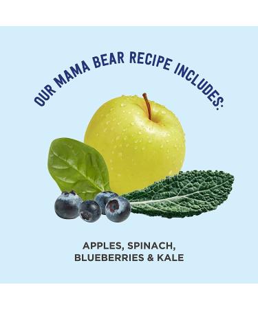 Mama Bear Organic Baby Food Stage 2 Apple Spinach Blueberry Kale 4oz (Pack of 12) - Buy Online on SooperMarket.com