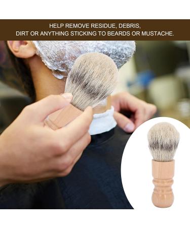Premium Men's Shaving Brush - Foisy Bristle Portable Beard & Facial Cleaning Brush for Home & Salon Use - Buy Online on SooperMarket.com