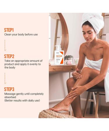 Trendyfave Turmeric Body Lotion Body Moisturiser With Turmeric And Vitamin C Remove Dark Spots Moisturizing Body Lotion for Dry Skin Body Skin Care Smooth Skin Large-capacity 200ml - Buy Online on SooperMarket.com