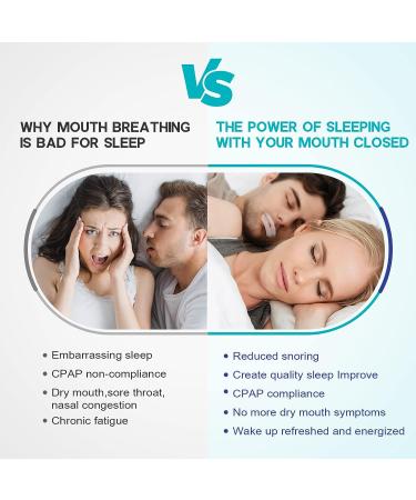 Mouth Tape 60 PCS for Better Sleep and Snoring Relief | Gentle Sleep Strips for Improved Nose Breathing | Stop Drooling and Enhance Nighttime Rest | Customizable for Your Mouth Shape - Buy Online on SooperMarket.com