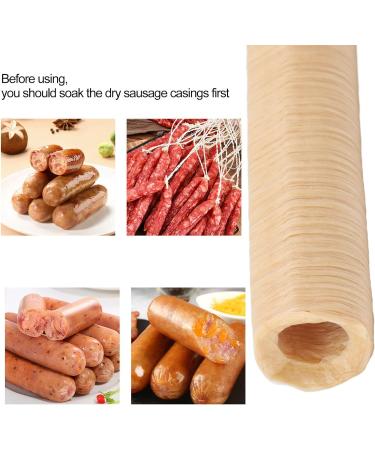 KUIKUI Collagen Protein Casings Strong and Moisture Permeable for Perfect Sausages - Buy Online on SooperMarket.com