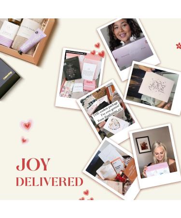 Unboxme Gift Basket for Women - Relaxation & Self Care Package with Vegan Hand Cream, Pearl Sheet Mask, Herbal Bath Soak, Rose Organic Tea, Fluffy Socks, Floral Scrunchie & Warm Hugs Card - Buy Online on SooperMarket.com