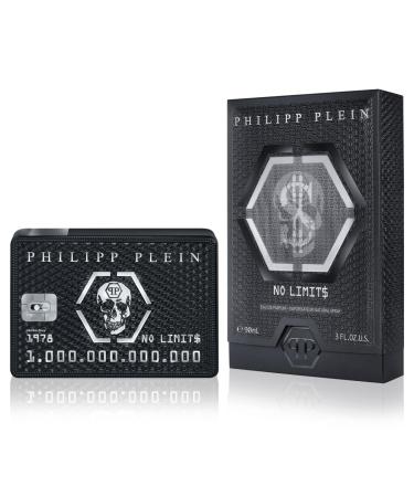 Philipp Plein Eau de Parfum No Limits 90 ml Parfum Homme Notes Orientales et Bois es Un Tatouage Olfactif Ind l bile et Sensuel Bois Oriental Flacon en Verre Laqu Noir Citrus 3 Fl Oz (Pack of 1)
