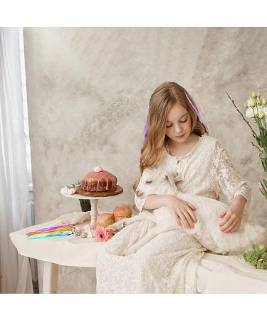 36 PCS Kids Coloured Hair Extensions with Hair Clips Hair Styling Accessories Kids Hair Accessories for Teenage Girls Hair Braids Extensions - Buy Online on SooperMarket.com