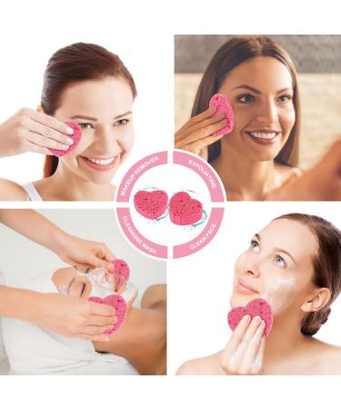 20 Pieces Compressed Facial Sponges - Natural Cellulose Cleansing Sponges for Face - Professional Cosmetic Spa Sponges for Makeup Removal and Exfoliation - Buy Online on SooperMarket.com
