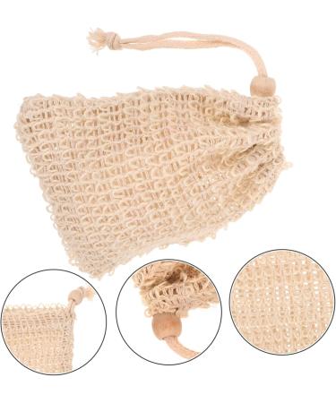 HAPINARY 10pcs Net Soap Foaming Soap Pouches Drawstring Soap Drawstring Sisal Ramie - Buy Online on SooperMarket.com