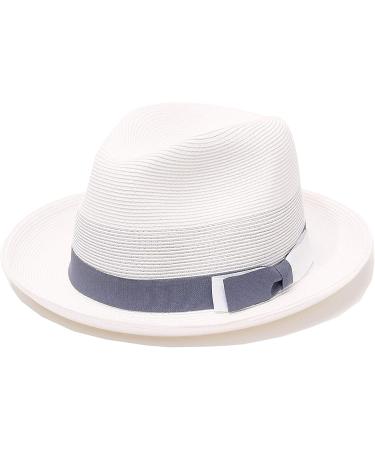 Pineapple&Star Genoa Fedora Bucket Sun Straw Beach Hat UPF50+ Unisex Greywhite - Medium - Buy Online on SooperMarket.com