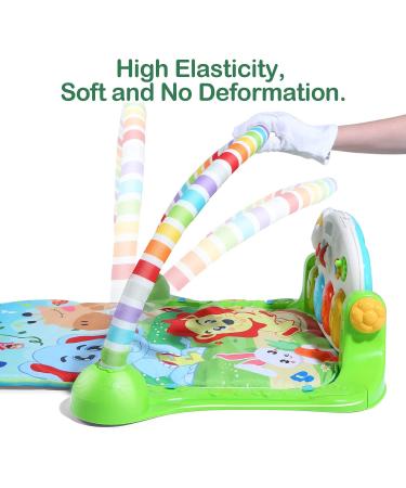 CUTE STONE Baby Gym Play Mat with Kick and Play Piano - Musical Activity Center for Infants and Toddlers - Buy Online on SooperMarket.com
