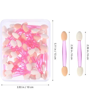 Baluue 100pcs Double Ended Eyeshadow Brush Dual Sides Eyeshadow Double-ended Eyedhadow Brush Eye Shadow Applicator Double-ended Eyeshadow Cosmetic - Buy Online on SooperMarket.com