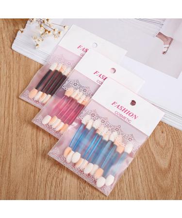 Dajidafu 10 Pieces Brush Double Sided Sponge Tipped Applying Eye Shadow Make Up DIY Salon Beginner Applicators Color Random - Buy Online on SooperMarket.com