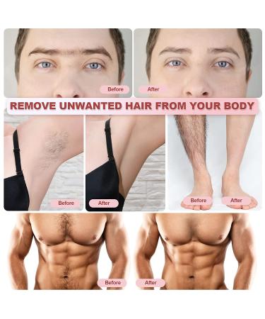 Waxing Kit with Hard Wax Beans - Adjustable Temperature for All Hair Types | Painless Hair Removal at Home for Eyebrow, Facial, Body, Bikini & Brazilian - Buy Online on SooperMarket.com