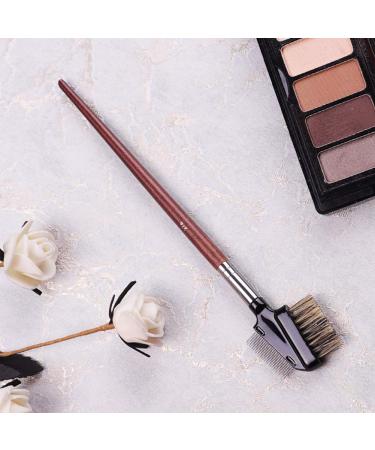 1PC Dual Eyebrow Eyelash Comb - Portable Makeup Brush for Eyebrows & Lashes | Beauty Tool for Flawless Cosmetic Application - Buy Online on SooperMarket.com