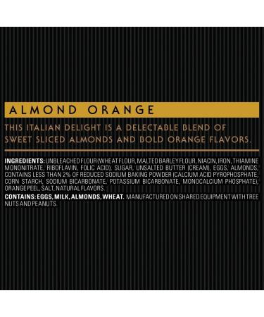 Dibella Almond Orange Biscotti - 6.6 Oz Gourmet Cantuccini Cookies - Buy Online on SooperMarket.com