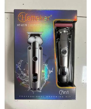 Hatteker Beard Trimmer for Men - Waterproof Electric Razor Cordless Hair Clippers & Grooming Kit for Mustache Nose Body & Facial Hair - Perfect Father's Day Gift - Buy Online on SooperMarket.com