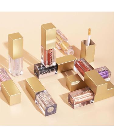Eyeshadow Liquid - 12 Colors Shimmer Eyeshadow Waterproof Quick-Drying Long Lasting Sparkling Kit for Shiny Makeup Puchen - Buy Online on SooperMarket.com