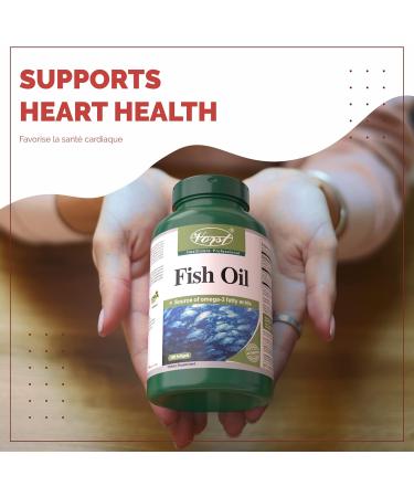 VORST Fish Oil 2000mg Per Serving (1000mg Per Softgel) 180 Softgels | Halal Omega 3 Supplement for Heart Brain & Bone Health | Includes Fatty Acids DHA and EPA | Easy to Swallow and Digest Liquid Softgel Capsules | Women & Men | 1 Bottle - Buy Online on SooperMarket.com