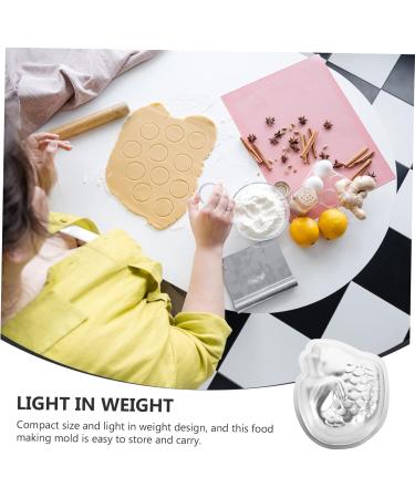 Zerodeko Tart Pans 2 pcs Cold - Fish Rice Mould Baking Aluminium Shape Cake Household Jelly Mousse Pudding Cups - Buy Online on SooperMarket.com