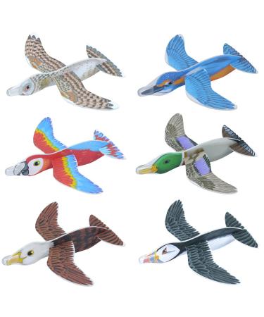 24x Styrofoam planes new birds airplanes animal glider 16cm birthday party favor HB