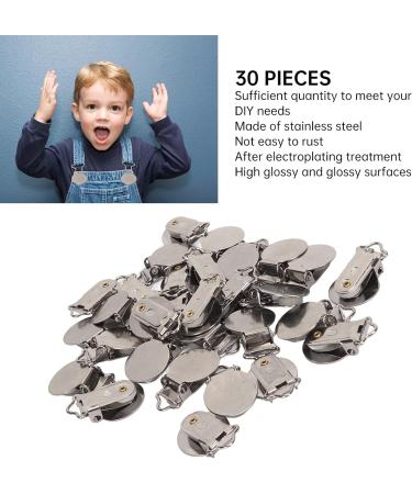GFHGGGFH Metal Pacifier Trousers for Toddlers - Rust Protection & Galvanized Stainless Steel Braces - 30 Pack - Buy Online on SooperMarket.com