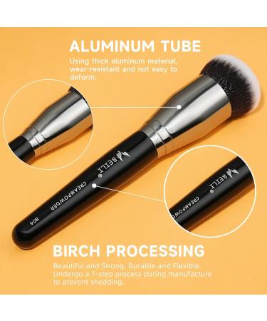 BEILI Foundation Makeup Brush 804 | Liquid Flawless Blending Tool for Full Coverage & Contour | Soft Short Densely Bristles | International Shipping Available - Buy Online on SooperMarket.com