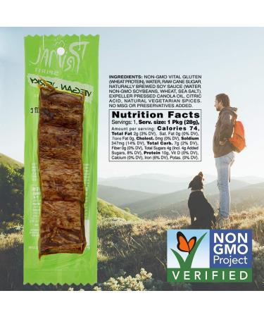Primal Spirit Vegan Jerky - Classic Mesquite Lime Flavor, Non-GMO, 24 Pack (1 oz each) - Plant-Based Protein Snack - Buy Online on SooperMarket.com