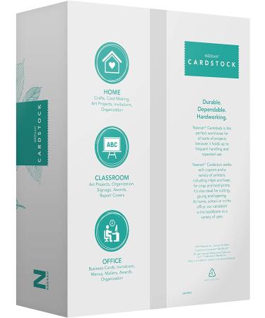 Neenah Cardstock  Mediumweight  365 Sheets  90 lb/163 gsm  94 Brightness  8.5 x 11 - MORE SHEETS! (91634)  1 Ream - Buy Online on SooperMarket.com