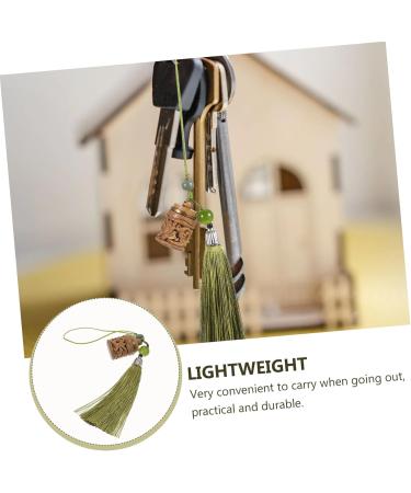 HEMOTON 1pc Green Sandalwood Incense Box Tassel Keychain Diffuser Pendant Hollow-Out Pedant Blush Cell Phone - Buy Online on SooperMarket.com