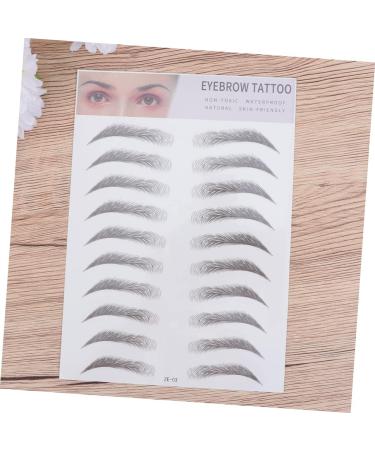 Angoily 2pcs 3d Eyebrow Stickers 6d Template Eyebrow Shape - Buy Online on SooperMarket.com