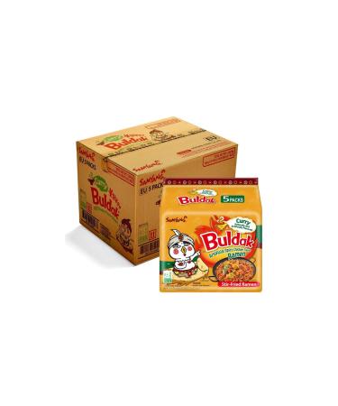 Samyang Curry Flavour Hot Chicken Ramen Instant Noodle Halal (Pack of 40) by CNMART