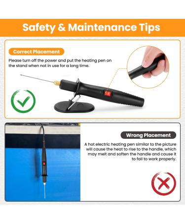 3-IN-1 Hot Wire Foam Cutter 8Pcs Electric Styrofoam Cutting Tools Kit 18W Polystyrene Cutter Styrofoam Cutting Pen with Adaptor for Foam Carving& Cutting DIY Crafts Best Halloween Christmas Gifts Z15 - Buy Online on SooperMarket.com