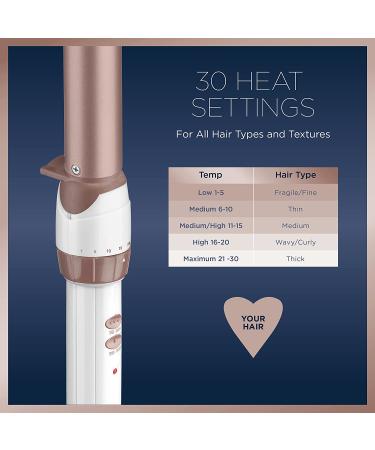 Conair Double Ceramic 1-inch Curling Wand - Create Flawless Waves with Straight Barrel - 1 Inch - Buy Online on SooperMarket.com