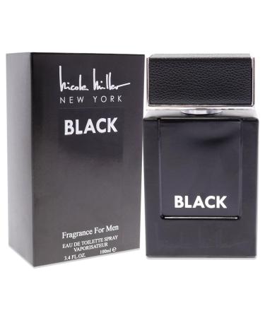 Nicole Miller Black Mens Eau De Toilette Spray 3.4 Oz - Buy Online on SooperMarket.com