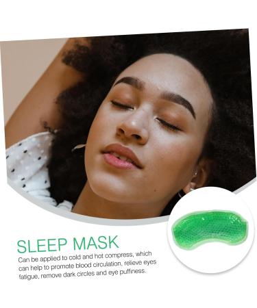 Mikinona Gel Sleep Mask | Hot & Cold Eye Massage | Cooling Migraine Relief & Velvet Comfort - Buy Online on SooperMarket.com