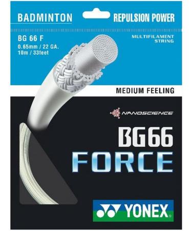 YONEX BG 66 Force Badminton String 10m White | High Performance Durable & International Shipping - Buy Online on SooperMarket.com