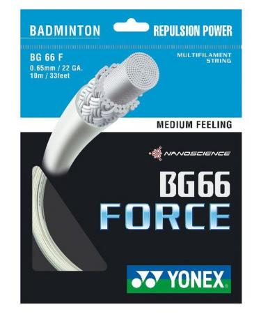 YONEX BG 66 Force Badminton String 10m White