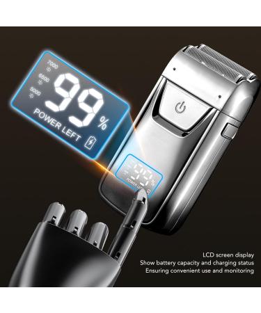 Double Foil Hair Clipper 600mAh Battery Electric Foil Hair Clipper Fast Cutting Perfect Fit for Men Daily Use - Buy Online on SooperMarket.com