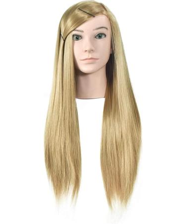 Tailor Puppet Training Head - Female Synthetic Hair Mannequin for Hairdresser & Cosmetology - Buy Online on SooperMarket.com